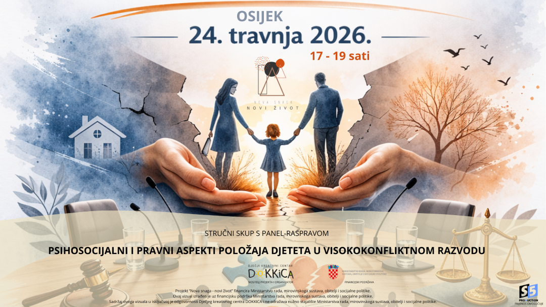 Stručni skup s panel-raspravom &bdquo;Psihosocijalni i pravni aspekti položaja djeteta u visokokonfliktnom razvodu&ldquo; dostupan i online