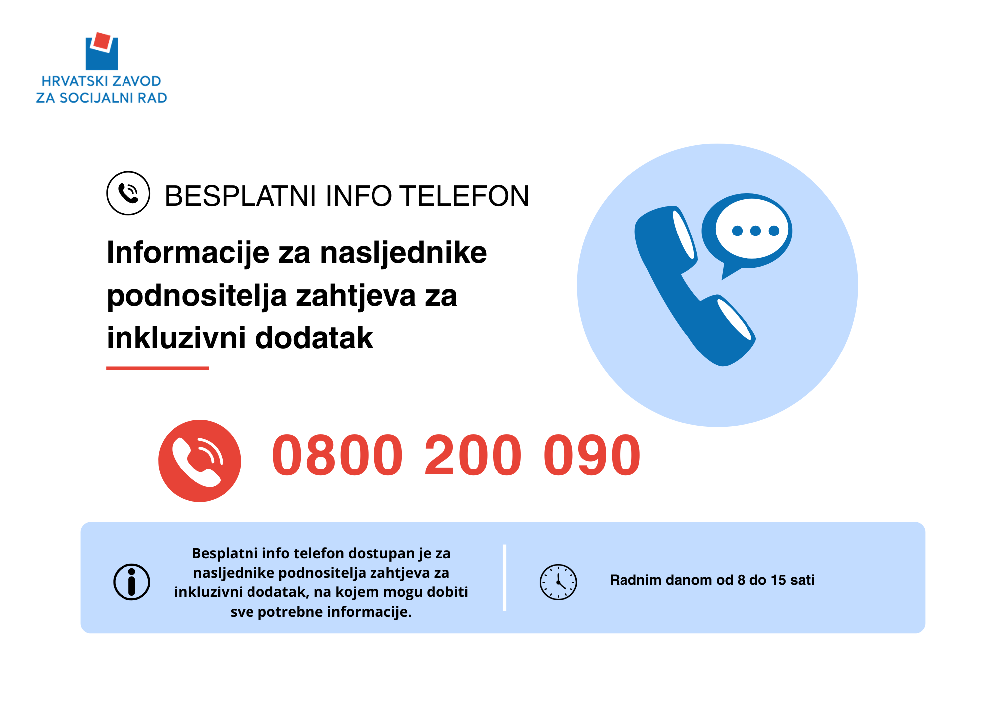 Upute za nasljednike podnositelja zahtjeva za inkluzivni dodatak